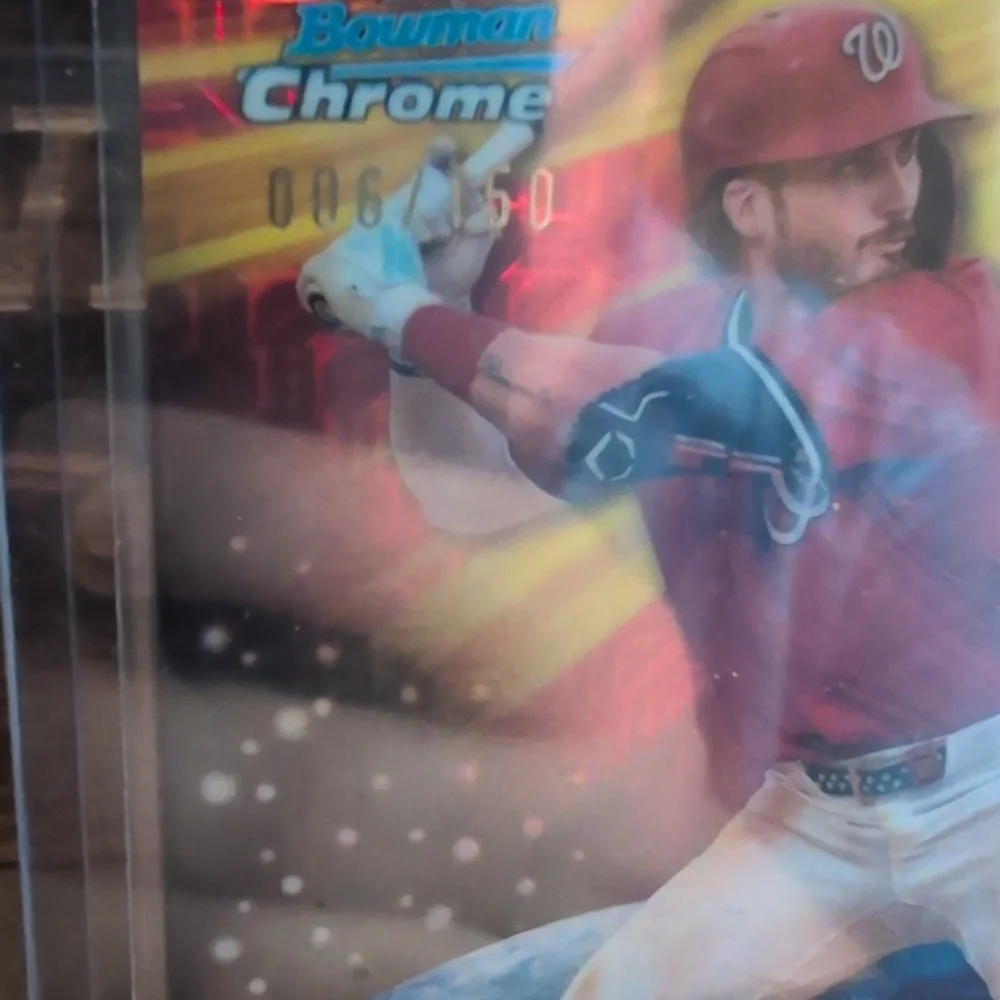 2025 Biwman Chrome Dylan Crews Meteoric Rise Rookie Card #6/150 Mojo Refractor - Picture 3 of 4